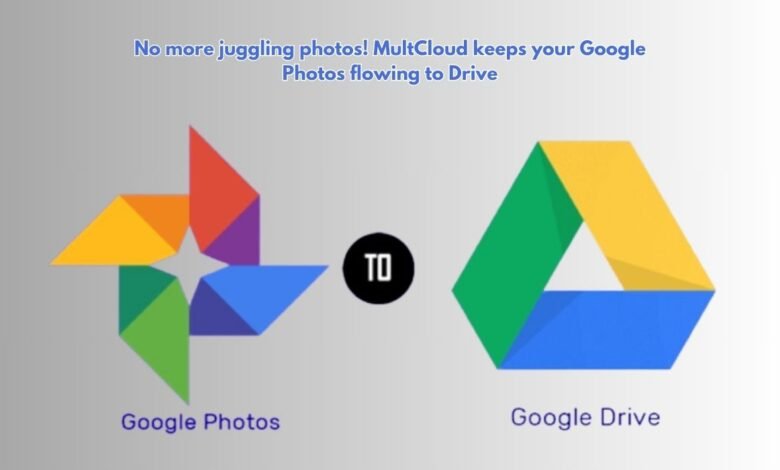 Sync Google Photos to Drive with MultCloud